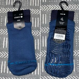 $34.99 Stance Icon Slipper Socks With Grip Bottoms No Slip Traction Cotton Blend